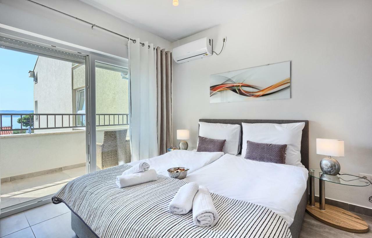 Modern Apartments With Sea View 150 Meters To Beach Kastela Bagian luar foto